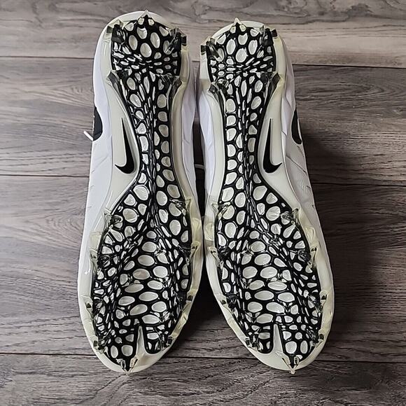 Nike Alpha Menace Pro Mid TD P Football Cleats White AJ6604-102 Men's Size 13 - Picture 10 of 10